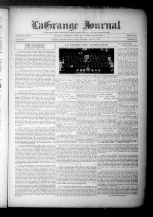 La Grange Journal (La Grange, Tex.), Vol. 60, No. 29, Ed. 1 Thursday, July 20, 1939