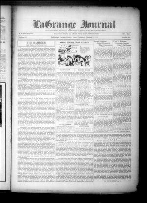 La Grange Journal (La Grange, Tex.), Vol. 60, No. 40, Ed. 1 Thursday, October 5, 1939