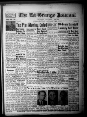 The La Grange Journal (La Grange, Tex.), Vol. 71, No. 33, Ed. 1 Thursday, August 17, 1950