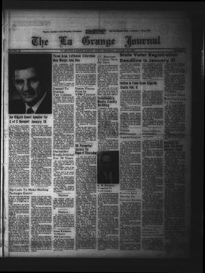 Primary view of The La Grange Journal (La Grange, Tex.), Vol. 88, No. 2, Ed. 1 Thursday, January 12, 1967
