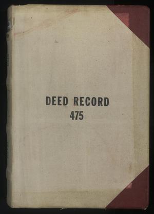 Travis County Deed Records: Deed Record 475