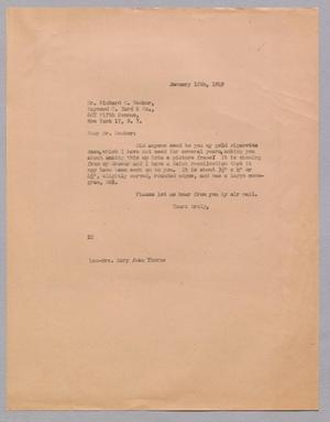 [Letter from Daniel W. Kempner to Richard C. Decker, January 18, 1949]
