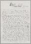 Thumbnail image of item number 1 in: '[Handwritten Letter from Joseph R. Bertig to Daniel W. Kempner and Jeane Bertig Kempner, May 20, 1950]'.