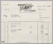 Text: [Invoice for Photo Work, November 1950]