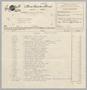 Text: [Invoice for Items from Geo. J. Ball Inc., February 12, 1951]