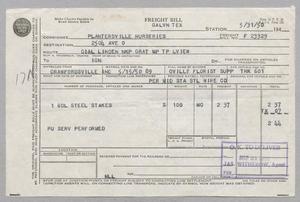 [Invoice for Steel Stakes, May 1950]