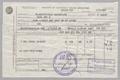 Primary view of [Receipt of Contract Truck Operator, May 31, 1950]