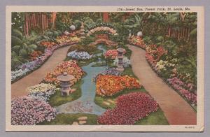 [Postcard of Jewel Box, Forest Park, January 26, 1955]