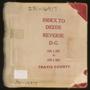 Thumbnail image of item number 1 in: 'Travis County Deed Records: Reverse Index to Deeds 1917-1927 D-G'.