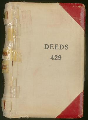 Primary view of object titled 'Travis County Deed Records: Deed Record 429'.