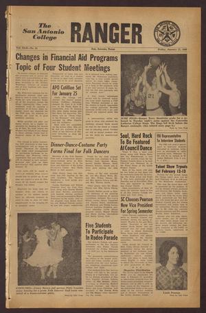 The San Antonio College Ranger (San Antonio, Tex.), Vol. 42, No. 14, Ed. 1 Friday, January 17, 1969