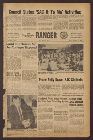 The San Antonio College Ranger (San Antonio, Tex.), Vol. 44, No. 5, Ed. 1 Friday, October 17, 1969