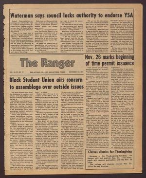 Primary view of object titled 'The Ranger (San Antonio, Tex.), Vol. 48, No. 12, Ed. 1 Friday, November 16, 1973'.