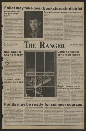 The Ranger (San Antonio, Tex.), Vol. 61, No. 9, Ed. 1 Friday, November 7, 1986