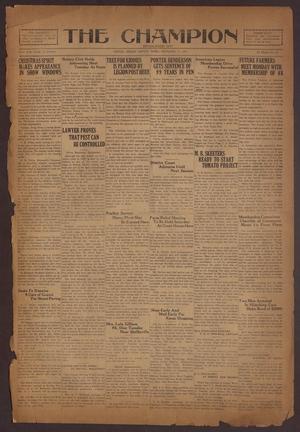 The Champion (Center, Tex.), Vol. 52, No. 51, Ed. 1 Wednesday, December 11, 1929