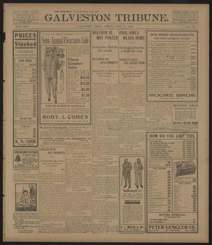 Primary view of object titled 'Galveston Tribune. (Galveston, Tex.), Vol. 25, No. 205, Ed. 1 Friday, July 21, 1905'.