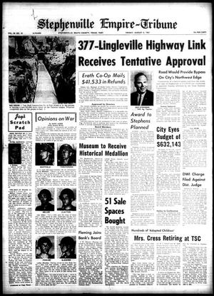 Primary view of object titled 'Stephenville Empire-Tribune (Stephenville, Tex.), Vol. 98, No. 31, Ed. 1 Friday, August 4, 1967'.
