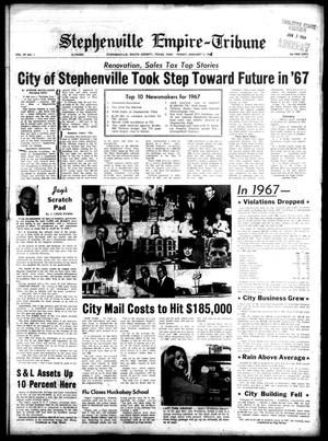 Primary view of object titled 'Stephenville Empire-Tribune (Stephenville, Tex.), Vol. 99, No. 1, Ed. 1 Friday, January 5, 1968'.