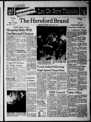 The Hereford Brand (Hereford, Tex.), Vol. 68, No. 48, Ed. 1 Thursday, November 27, 1969