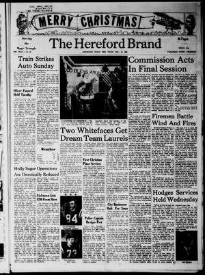 The Hereford Brand (Hereford, Tex.), Vol. 68, No. 52, Ed. 1 Thursday, December 25, 1969