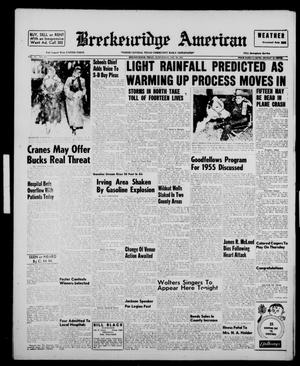 Primary view of object titled 'Breckenridge American (Breckenridge, Tex.), Vol. 35, No. 235, Ed. 1 Wednesday, November 30, 1955'.