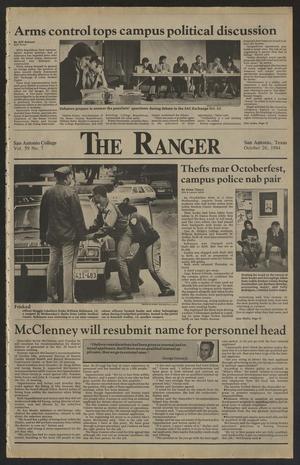 Primary view of object titled 'The Ranger (San Antonio, Tex.), Vol. 59, No. 7, Ed. 1 Friday, October 26, 1984'.