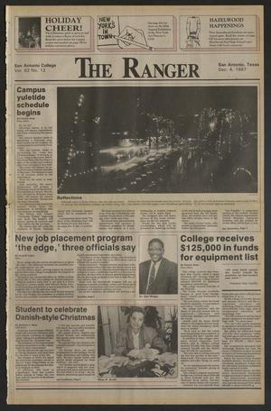 Primary view of object titled 'The Ranger (San Antonio, Tex.), Vol. 62, No. 12, Ed. 1 Friday, December 4, 1987'.