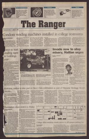 The Ranger (San Antonio, Tex.), Vol. 69, No. 1, Ed. 1 Friday, September 9, 1994