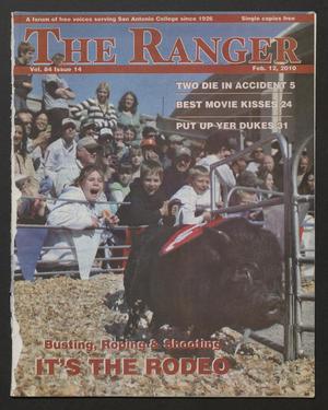 Primary view of object titled 'The Ranger (San Antonio, Tex.), Vol. 84, No. 14, Ed. 1 Friday, February 12, 2010'.