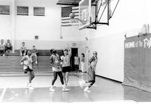 Basketball game in 1986