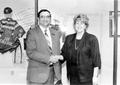 Photograph: Opening of new mall classroom with President Vivian Blevins and mall …