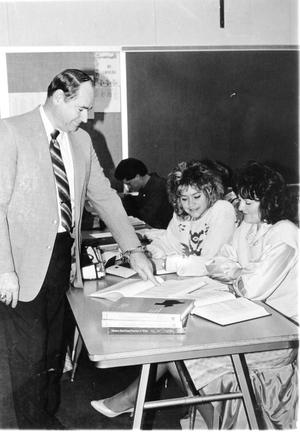 Business classroom 1987