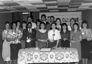 Phi Theta Kappa ceremony 1988