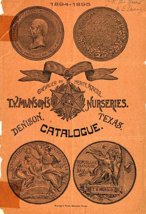 Primary view of object titled '[Front Cover of 1894 Nursery Catalog]'.