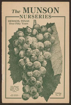 Primary view of object titled 'Munson Nurseries Catalog: Number 57'.