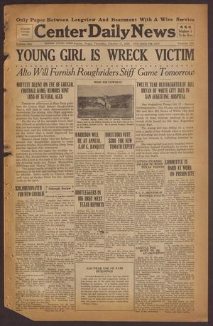 Center Daily News (Center, Tex.), Vol. 1, No. 124, Ed. 1 Thursday, October 17, 1929