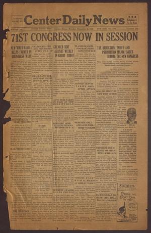 Center Daily News (Center, Tex.), Vol. 1, No. 159, Ed. 1 Monday, December 2, 1929