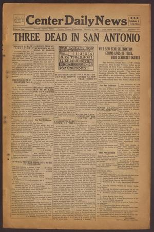 Center Daily News (Center, Tex.), Vol. 1, No. 194, Ed. 1 Wednesday, January 1, 1930