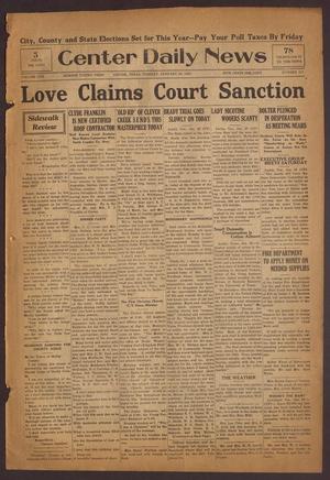 Center Daily News (Center, Tex.), Vol. 1, No. 217, Ed. 1 Tuesday, January 28, 1930