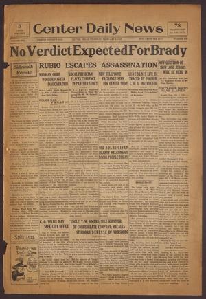 Center Daily News (Center, Tex.), Vol. 1, No. 225, Ed. 1 Thursday, February 6, 1930