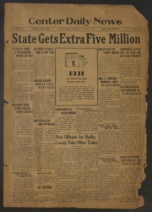 Center Daily News (Center, Tex.), Vol. 2, No. 173, Ed. 1 Thursday, January 1, 1931