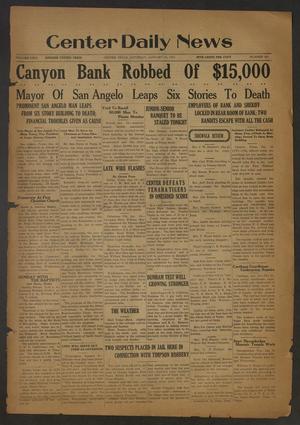 Center Daily News (Center, Tex.), Vol. 2, No. 181, Ed. 1 Saturday, January 10, 1931