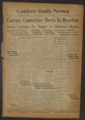 Center Daily News (Center, Tex.), Vol. 2, No. 195, Ed. 1 Tuesday, January 27, 1931