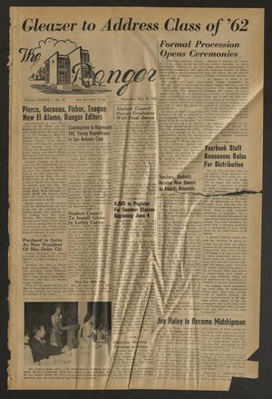 The Ranger (San Antonio, Tex.), Vol. 36, No. 18, Ed. 1 Thursday, May 24, 1962