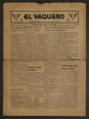 El Vaquero (San Diego, Tex.), Vol. 4, No. 13, Ed. 1 Friday, May 15, 1936