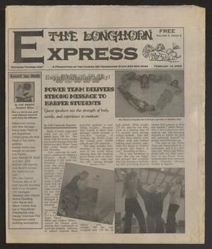 Primary view of object titled 'The Longhorn Express (Harper, Tex.), Vol. 2, No. 4, Ed. 1 Monday, February 14, 2000'.