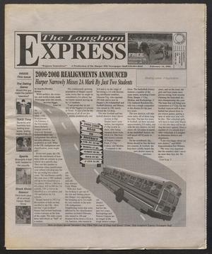Primary view of object titled 'The Longhorn Express (Harper, Tex.), Vol. 8, No. 4, Ed. 1 Tuesday, February 14, 2006'.