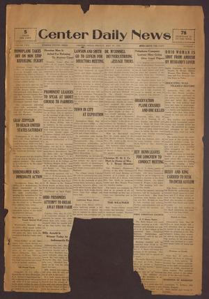 Primary view of object titled 'Center Daily News (Center, Tex.), Vol. 2, No. 1, Ed. 1 Friday, May 30, 1930'.