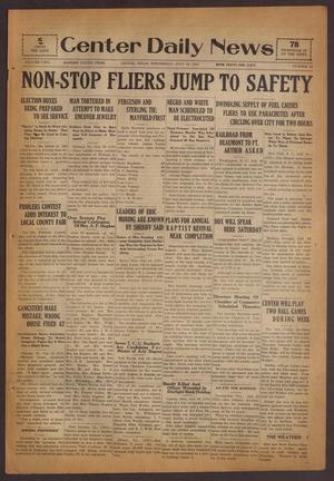 Center Daily News (Center, Tex.), Vol. 2, No. 40, Ed. 1 Wednesday, July 16, 1930