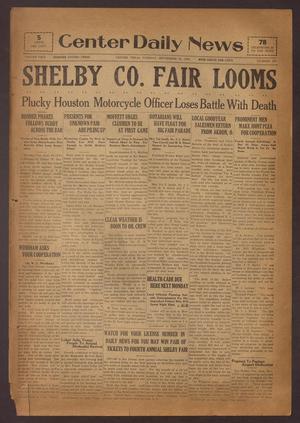Center Daily News (Center, Tex.), Vol. 2, No. 102, Ed. 1 Tuesday, September 30, 1930